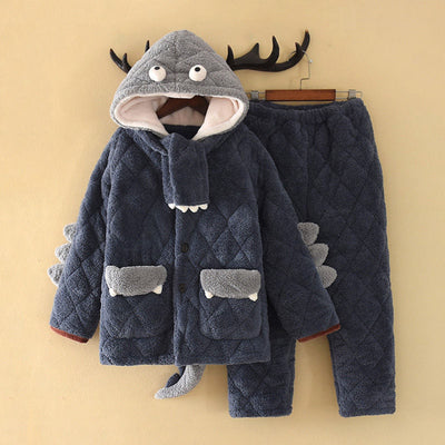Pijama Acolchado de Tres Capas para Niños - Image 27