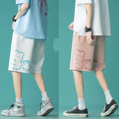 Shorts Deportivos Anchos de Pierna Recta para Mujer - Image 7