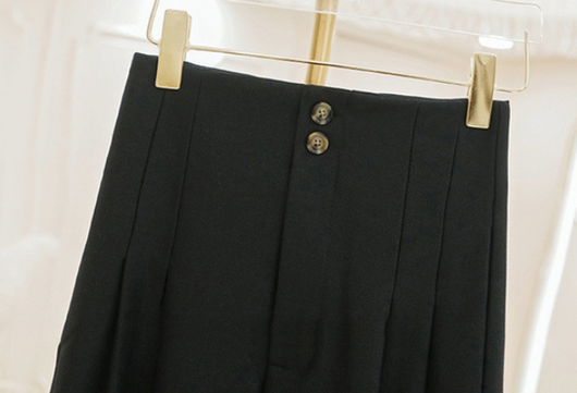 Pantalón Negro Cintura Alta Ajustado Multiuso para Mujer - Image 13