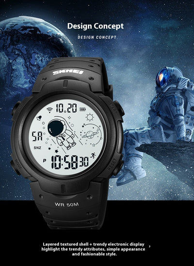 Reloj Deportivo Inteligente Astronauta para Estudiantes de Secundaria - Image 13
