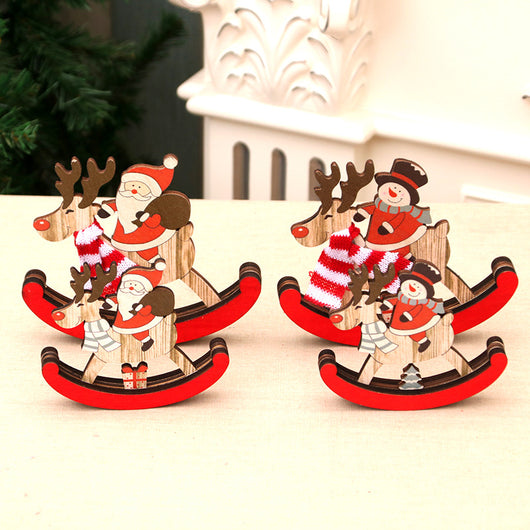 Adornos Navideños de Madera con Celebridades - Caja de Regalos para Adultos Mayores - Image 17