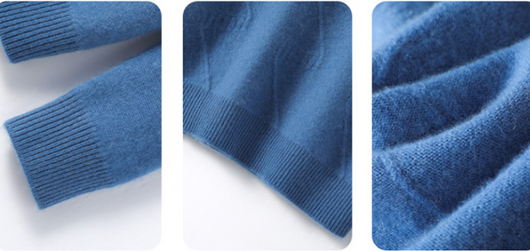 Suéter de Cachemira Pura para Hombre - Cuello Redondo Jacquard - Image 19