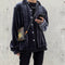 Men's Gold Retro Velvet Texture Shirt Jacket