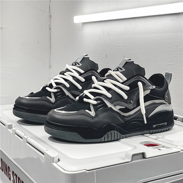 Zapatos Casuales Retro con Aumento de Altura y Suela Antideslizante para Hombre