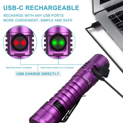 Linterna LED Recargable por USB-C con Luz Ultra Potente - Image 12