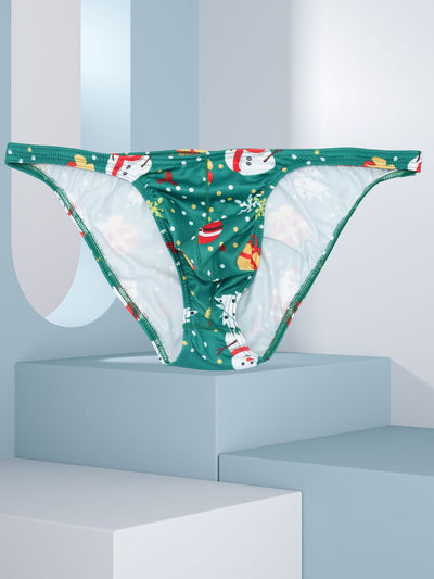 Calzoncillos Triangulares Impresos Transpirables de Talle Bajo para Hombre - Image 7