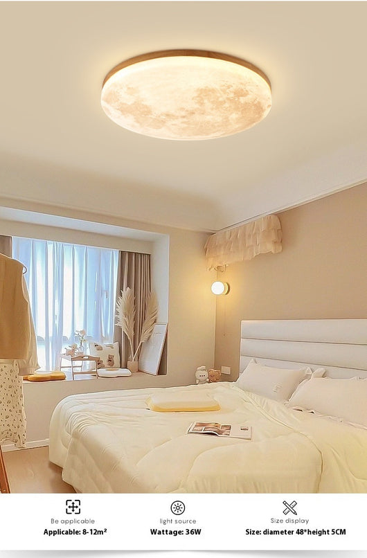 Lámpara LED de Techo Nórdica Moon - Luz Cálida para Dormitorio y Espacios Acogedores - Image 27