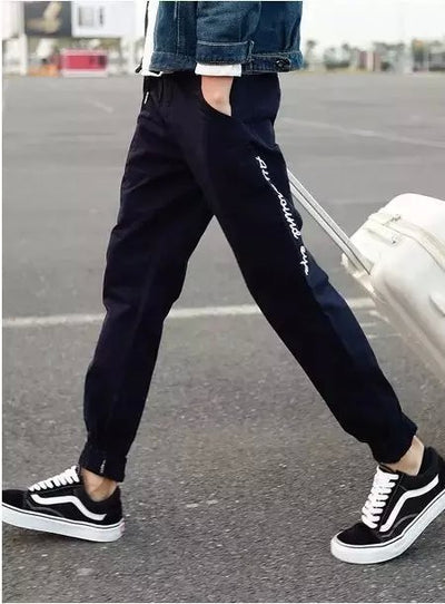 Pantalones Casuales Hombre Tide con Bordado Japonés y Detalles de Cremallera - Image 6