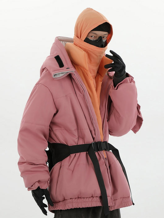 Chaqueta Abrigo Hombre Cuello Alto con Capucha Desmontable Algodón - Image 5