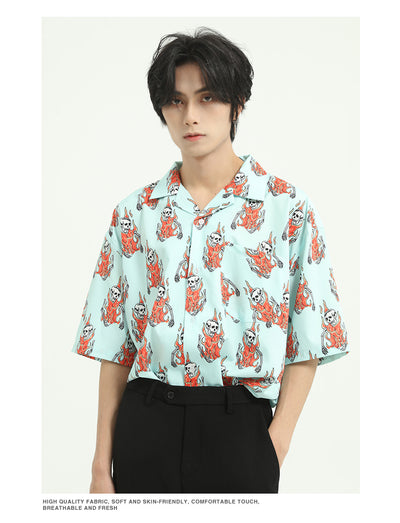 Playera con Estampado de Calavera - Image 13