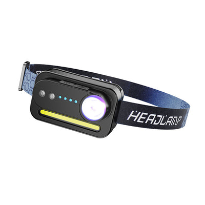 Linterna LED Frontal con Sensor de Luz y Carga Recargable - Image 8