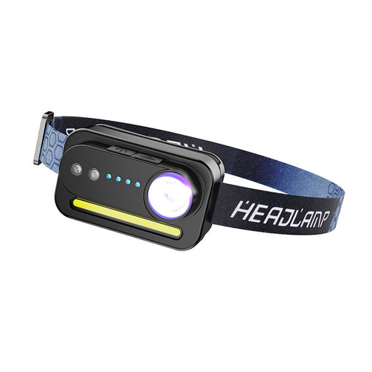 Linterna LED Frontal con Sensor de Luz y Carga Recargable - Image 8