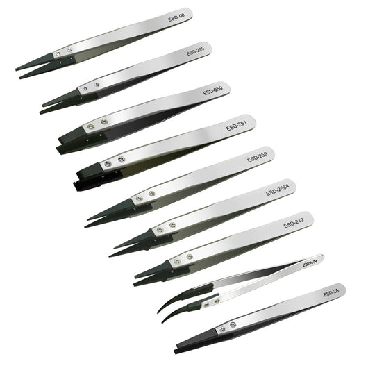 Pinzas de Precisión Antiestáticas con Punta Afilada y Borde Reforzado - Image 5