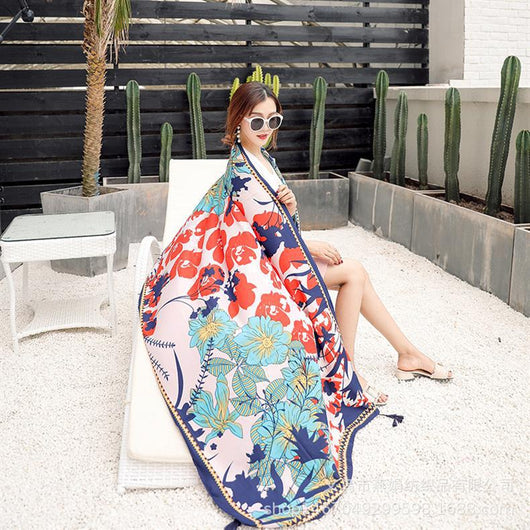 Bufanda Étnica Larga Estilo Coreano para Verano y Otoño - Image 51