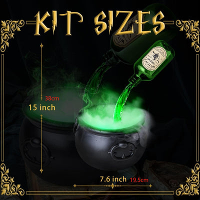 Botella Mágica Flotante Bruja Negra con Difusor - Decoración Halloween Terrorífica - Image 13