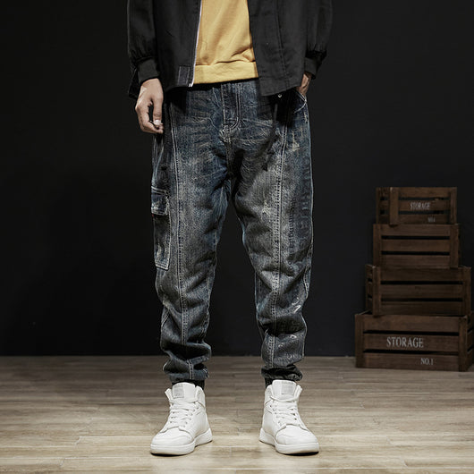 Overol Denim Suelto de Pierna Recta - Estilo Casual Moderno - Image 5