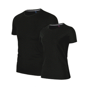 Camiseta de Algodón Porcelana Personalizada