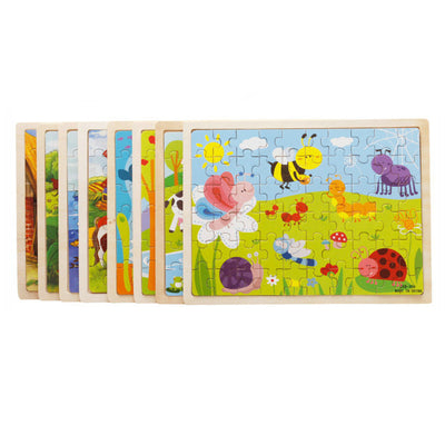 Rompecabezas Educativo Infantil de Madera 60 Piezas - Image 15