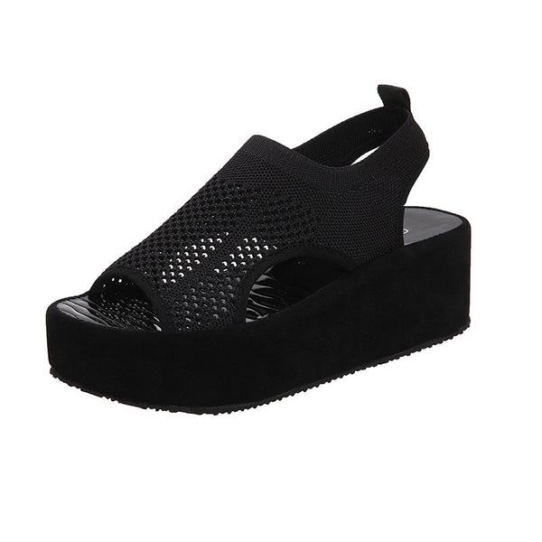 Zapatos Plataforma Tejidos para Mujer con Cuña Suave y Suela Flexible - Image 5