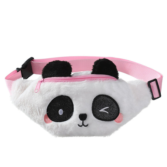 Riñonera Panda Adorable - Bolsa de Cintura Peluche