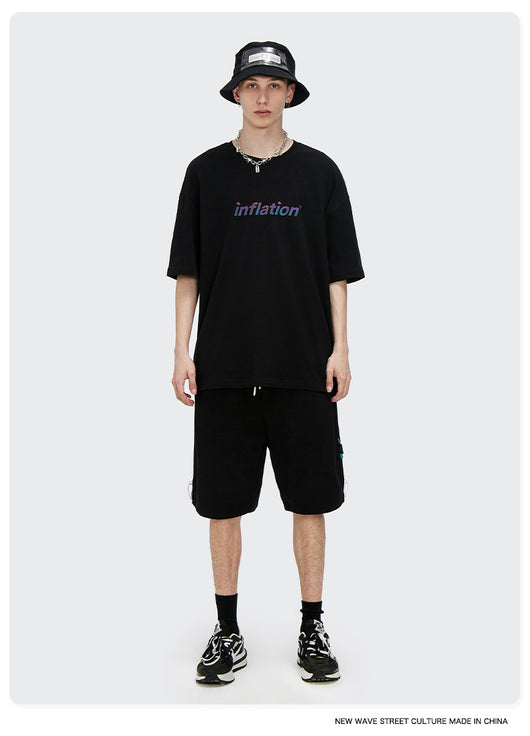 Playera Estilo Urbano con Letras Láser Deslumbrante para Hombre - Image 16