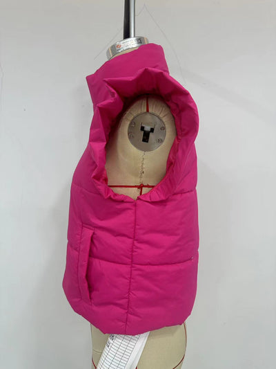 Chaleco Térmico Acolchado de Algodón con Cuello Alto Slim - Image 14