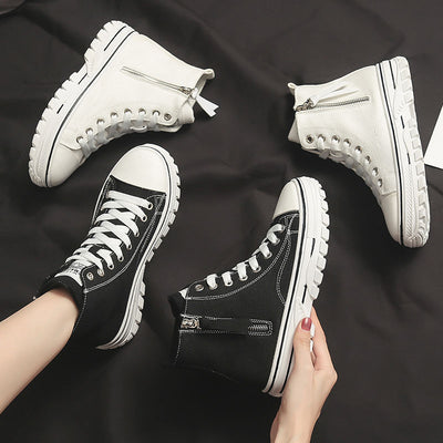 Zapatillas Canvas Altas para Mujer - Estilo Versátil - Image 15