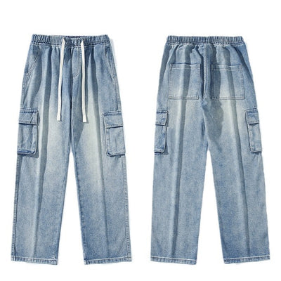 Jeans de Trabajo Retro Americano para Hombre - Estilo Trendy - Image 5