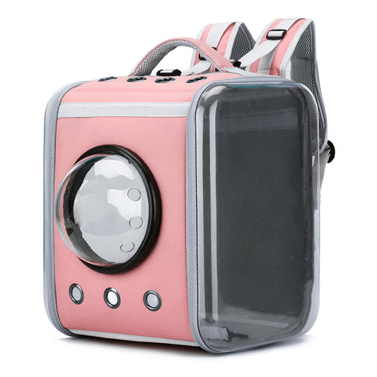 Mochila Transportadora Transparente Tipo Cápsula Espacial para Mascotas - Image 2