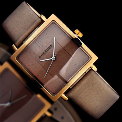 Reloj Cuadrado Retro Negro Minimalista para Mujer de Cuarzo - Image 7