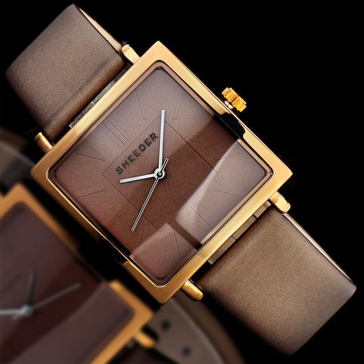 Reloj Cuadrado Retro Negro Minimalista para Mujer de Cuarzo - Image 7