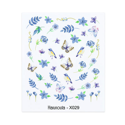 Stickers de Uñas Mariposas, Flores y Hojas - Diseños Artísticos - Image 15