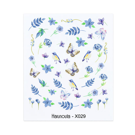 Stickers de Uñas Mariposas, Flores y Hojas - Diseños Artísticos - Image 15