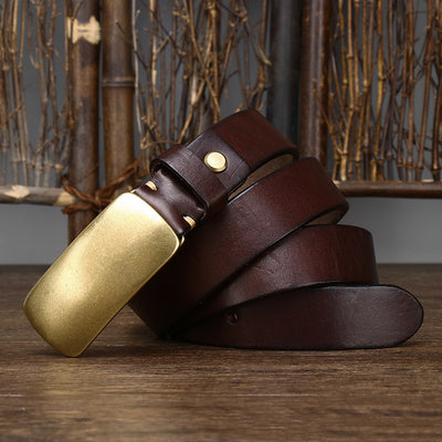 Cinturón de Cuero Premium Ancho 3.3cm para Hombre - Image 9