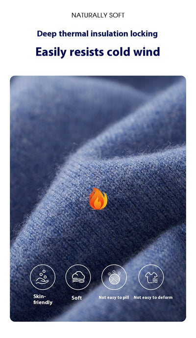 Cardigan Cashmere con Capucha y Cierre de Doble Cara para Hombre - Image 18