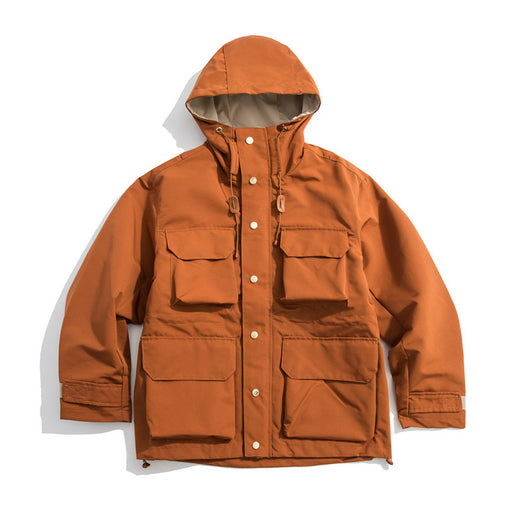 Chaqueta Funcional Retro Guochao - Estilo Casual Americano con Múltiples Bolsillos para Hombre - Image 11