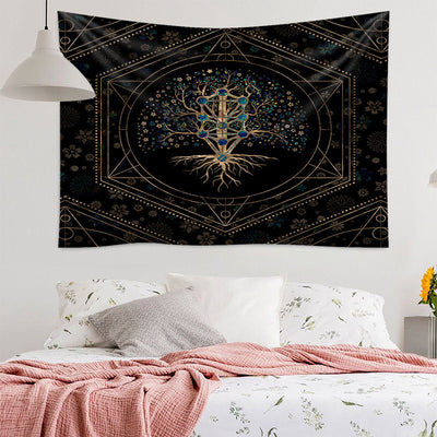 Tapiz Árbol de la Vida - Decoración Bohemia para Dormitorio y Sala - Image 21