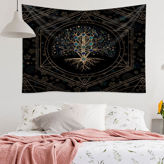 Tapiz Árbol de la Vida - Decoración Bohemia para Dormitorio y Sala - Image 21