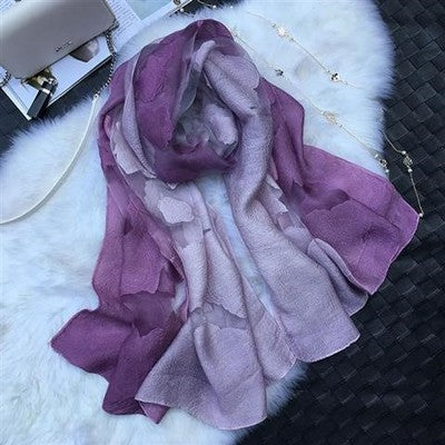 Pañuelo de Encaje Organza con Degradado de Color - Image 26