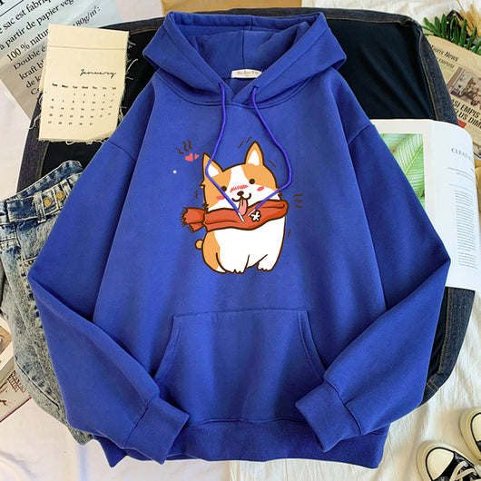 Sudadera Mujer Estampado Tendencia Coreana Manga Larga Casual - Image 10