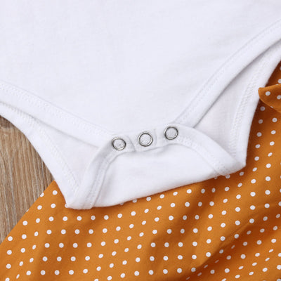 Enterizo Corto de Verano para Bebé Niña con Lunares y Letras - Image 2