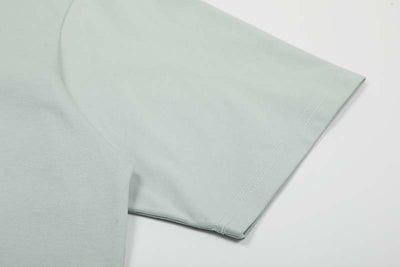 Playera Oversize de Manga Corta con Estampado de Letras - Estilo Urbano Versátil - Image 31