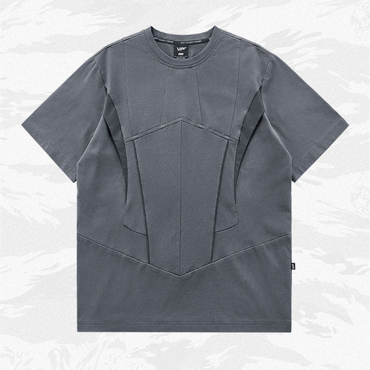 Playera Deportiva Reflectante con Detalles de Contraste