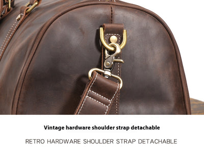 Bolsa de Viaje Primera Capa en Cuero Genuino para Hombre - Image 9