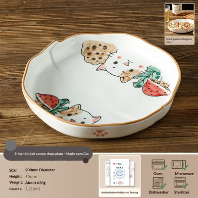 Plato de Cerámica Artesanal Pintado a Mano - Diseño Gourmet para Hogar y Restaurantes - Image 9
