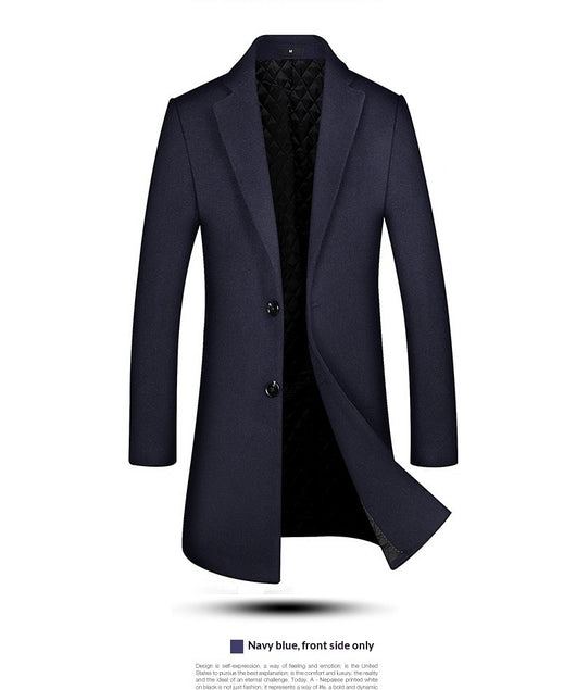 Abrigo Minimalista Slim Fit para Hombre - Image 10