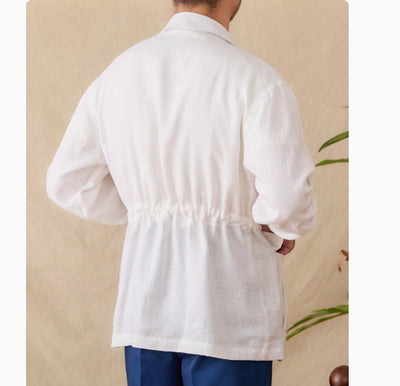 Abrigo Retro Holgado Casual Trendy para Hombre - Image 9