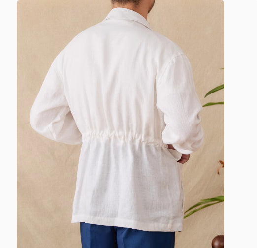 Abrigo Retro Holgado Casual Trendy para Hombre - Image 9
