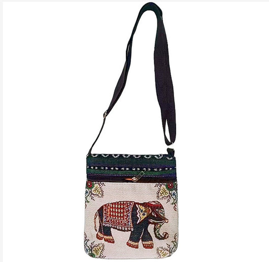 Bolso Bandolera Bordado Étnico con Elefante y Mariposa Estilo Chino - Image 45