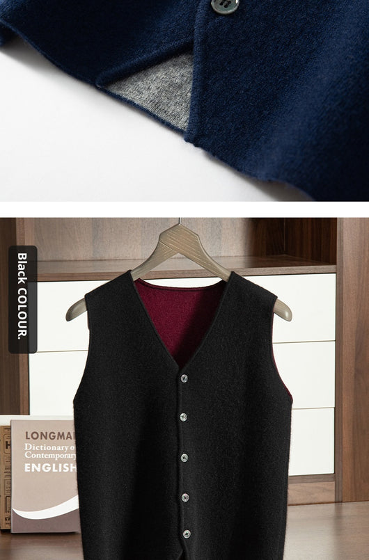 Chaleco de Punto Premium Cuello V para Hombre - Image 15